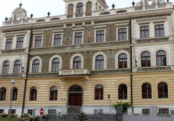 Radnice Strakonice - čelní pohled