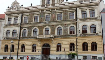 Radnice Strakonice - čelní pohled